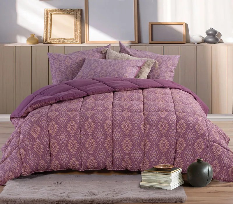 Πάπλωμα Μονό Shreder Mauve 160x220 Nef-Nef Homeware