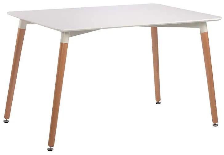 Τραπέζι RANDY Λευκό Ξύλο 120x80x72cm