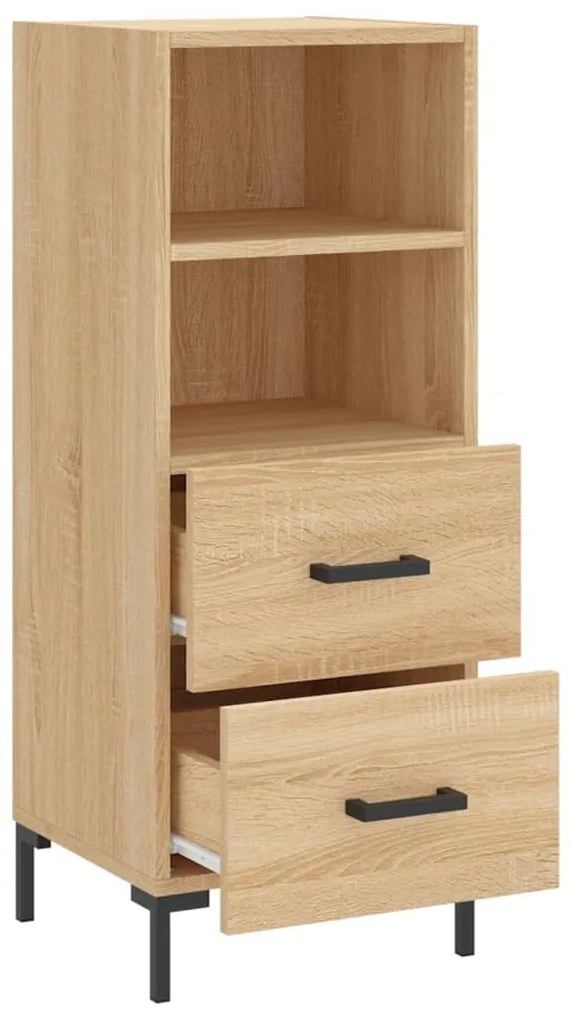 vidaXL Ντουλάπι Sonoma Δρυς 34,5x34x90 εκ. από Επεξεργασμένο Ξύλο