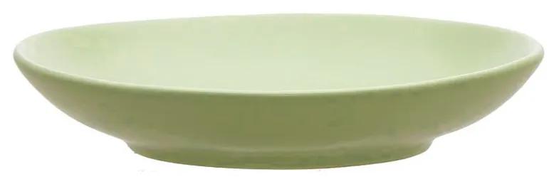 Πιατέλα Σερβιρίσματος Stoneware Πράσινη ESPIEL 21x16x4εκ. SNJ1018K6
