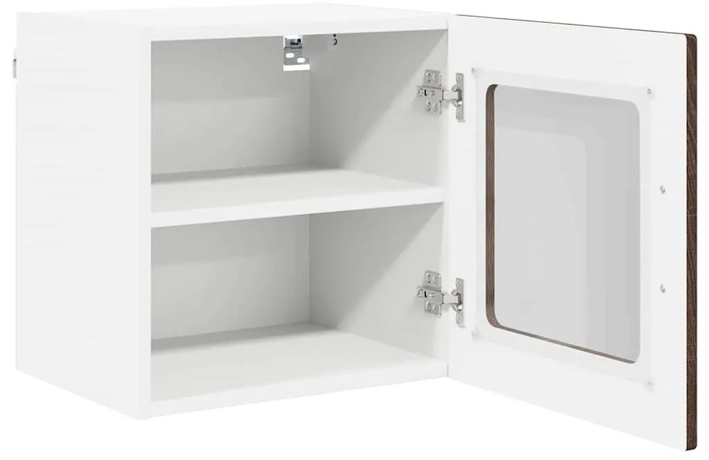 vidaXL Ντουλάπα Κουζίνας με ράφι 2 pcs Καφέ δρυς 40 x 31 x 40 εκ.