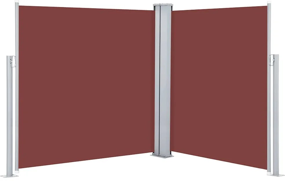 vidaXL Σκίαστρο Πλαϊνό Συρόμενο Καφέ 140 x 600 εκ.
