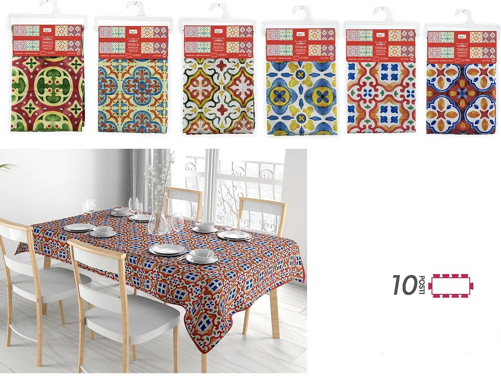 Τραπεζομάντηλο Αδιάβροχο Zahira ArteLibre Πολυέστερ 140x300cm Σε 6 Σχέδια