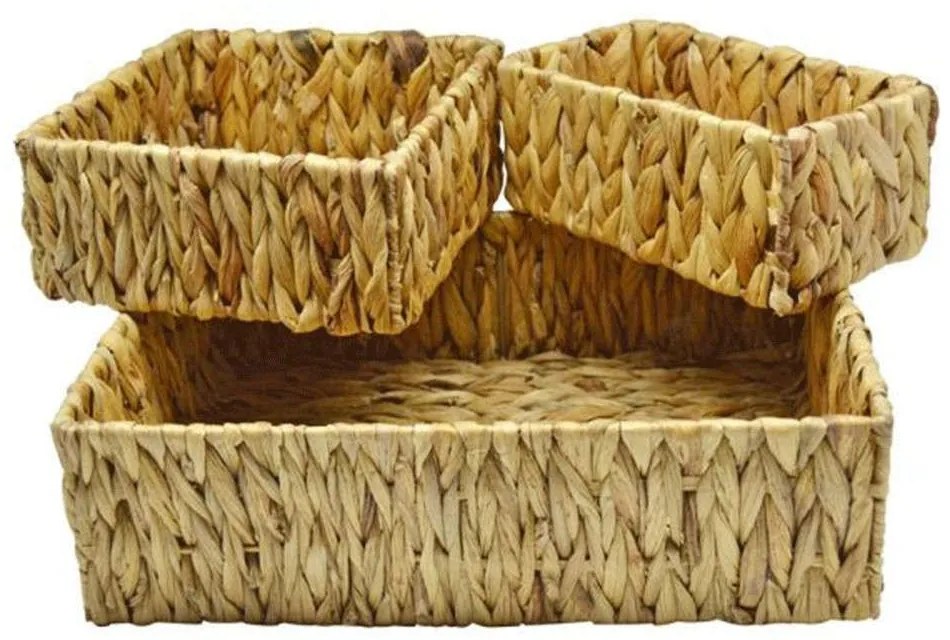 Καλάθι Ψάθινο (Σετ 3Τμχ) 819867 Natural Ankor Mat