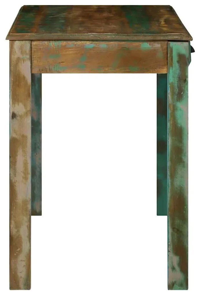 vidaXL Γραφείο γραφής Καφέ 112 x 55 x 76 εκ. Στερεό Ανακτηθέν Ξύλο