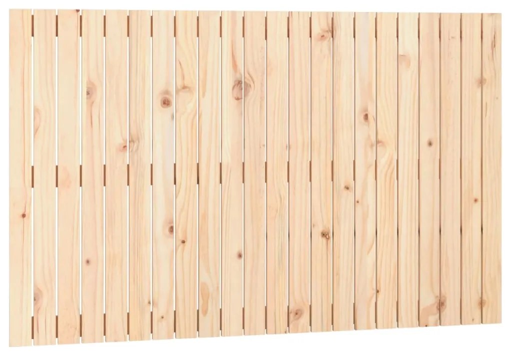 vidaXL Κεφαλάρι Επιτοίχιο 140x3x90 εκ. από Μασίφ Ξύλο Πεύκου
