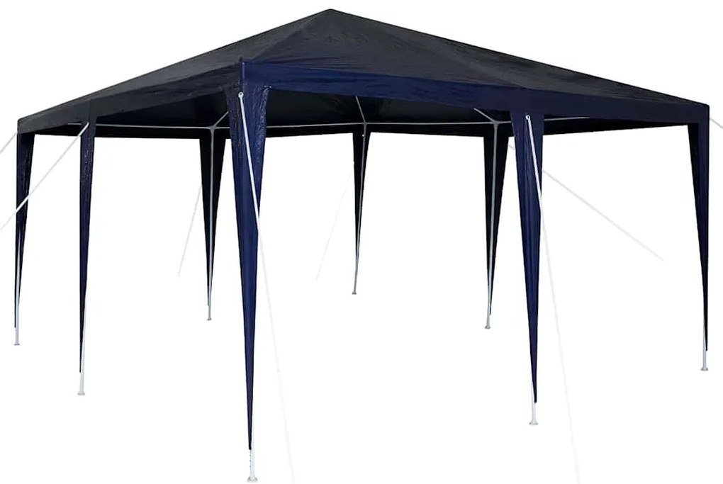 vidaXL Σκηνή Πάρτυ Μπλε, Λευκό 400 x 400 x 266 εκ Πολυεστέρας, Χάλυβας