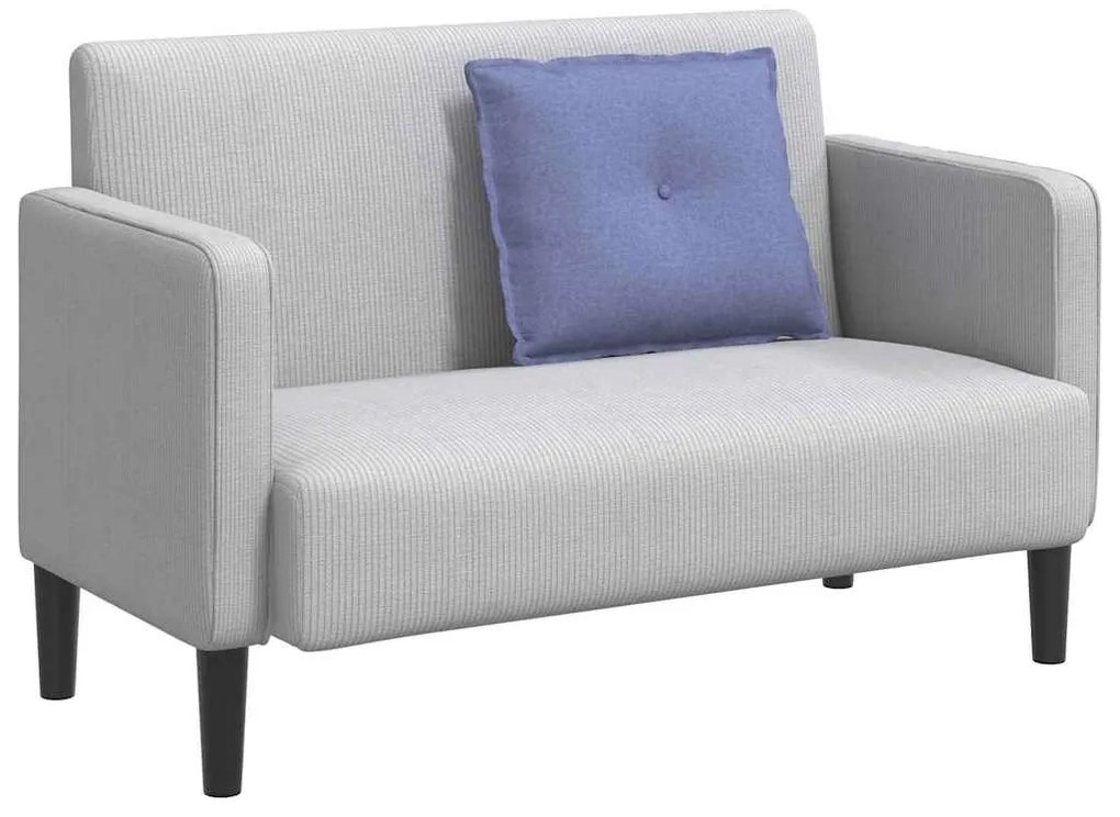 vidaXL Μαξιλάρι Πλάτης Μπλε τζην 60 x 19 x 50 εκ ύφασμα