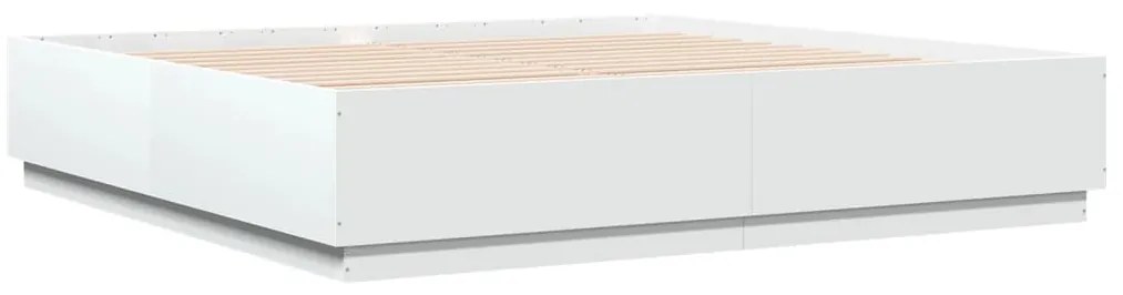 vidaXL Πλαίσιο Κρεβατιού Λευκό 180 x 200 εκ. Επεξεργ. Ξύλο