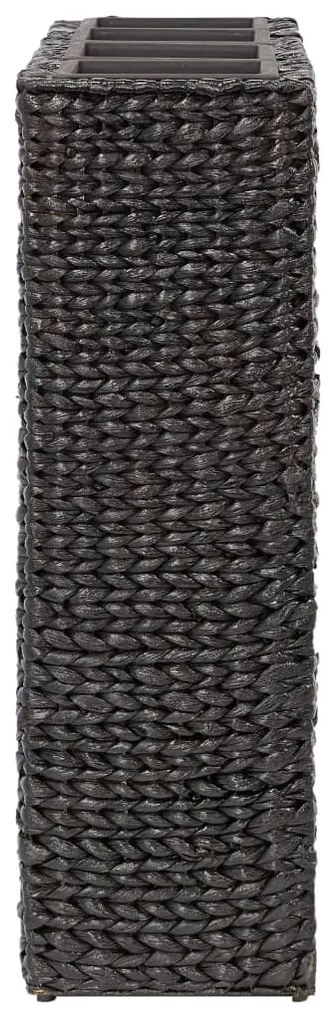 Ζαρντινιέρες Υπερυψωμένες 4 Γλάστρες Μαύρες Υάκινθο του Νερού 45576