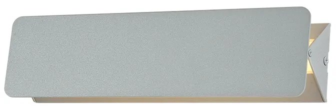Φωτιστικό Επίτοιχο Aca ZD806410LEDGY PYRAMID Γκρι (Grey) 3000K