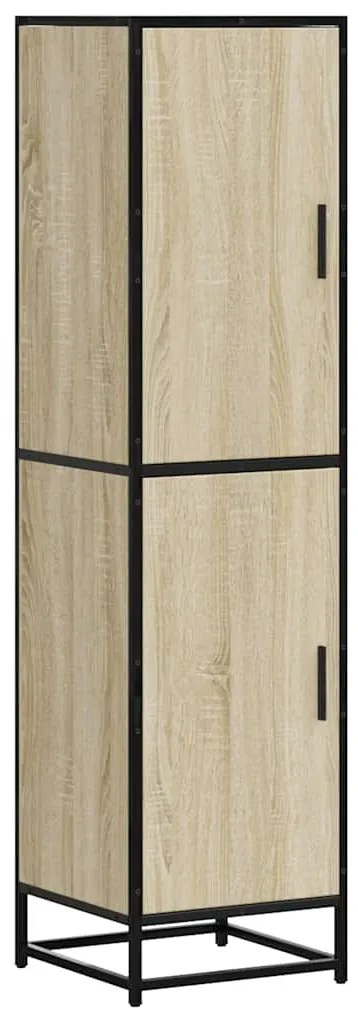vidaXL Highboard Sonoma Oak Κατασκευασμένο ξύλο και μέταλλο
