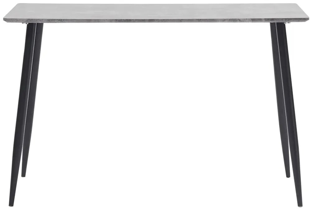 vidaXL Τραπεζαρία Γκρι 120 x 60 x 75 εκ. από MDF