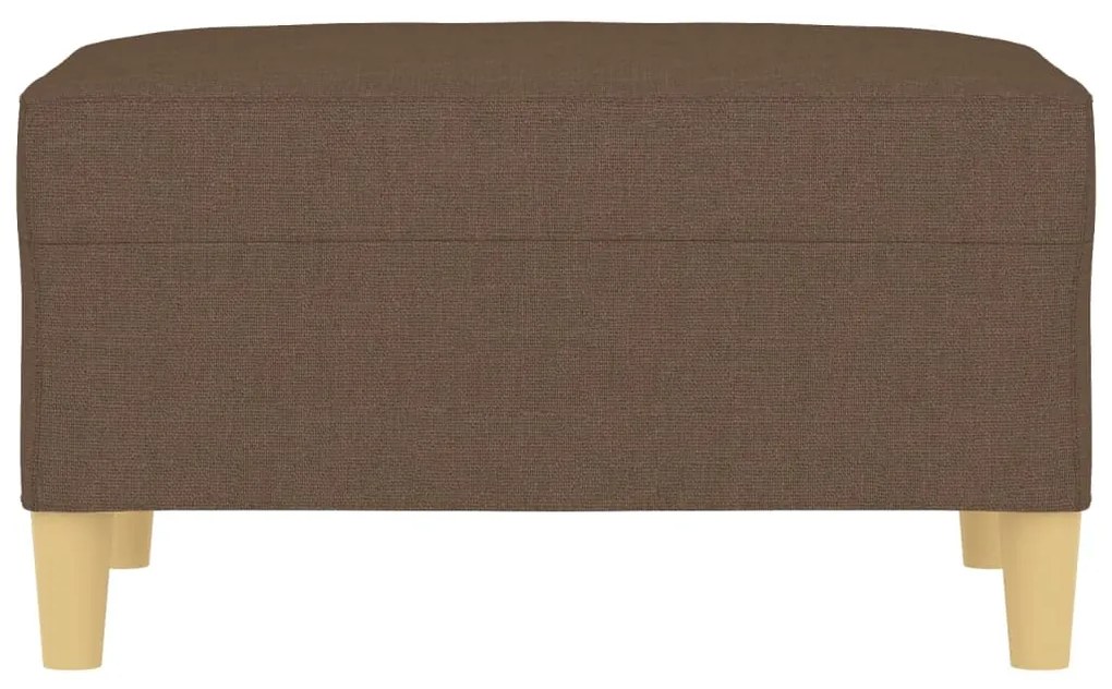 vidaXL Υποπόδιο Καφέ 70 x 55 x 41 εκ. Υφασμάτινο