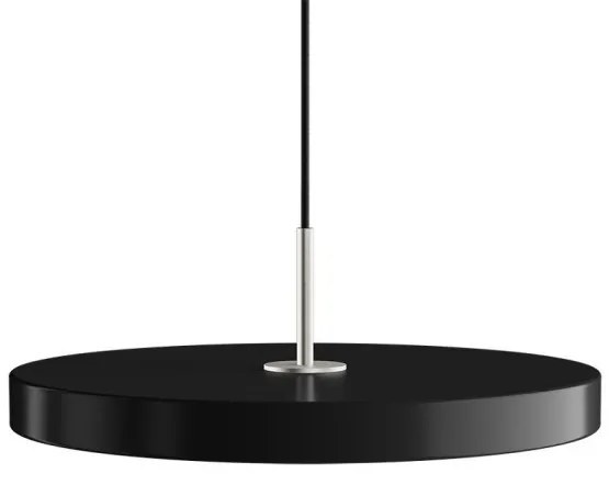 Κρεμαστό Φωτιστικό Οροφής LED 16W Ασημί Φινίρισμα Asteria Medium Umage-2182C4172-Μαύρο 2182C4172