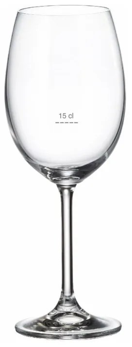 Ποτήρι Κόκκινου Κρασιού Colibri Διαγραμμιση 450ml - Crystal Bohemia - 6 ΤΜΧ