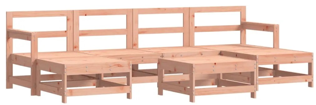 vidaXL Σαλόνι Κήπου Σετ 7 τεμ από Μασίφ Ξύλο Ψευδοτσούγκας