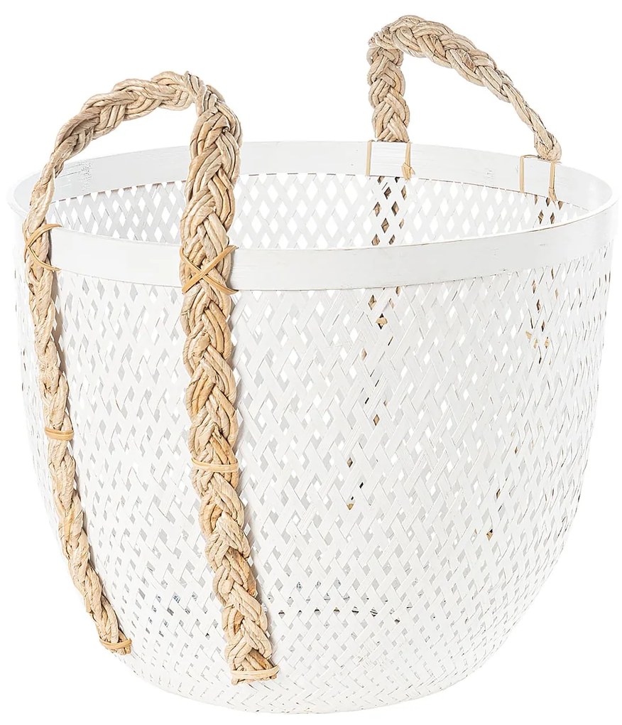 Basket S Line με χερούλια και καπάκι, με μοτίβο, Large S2225-0091