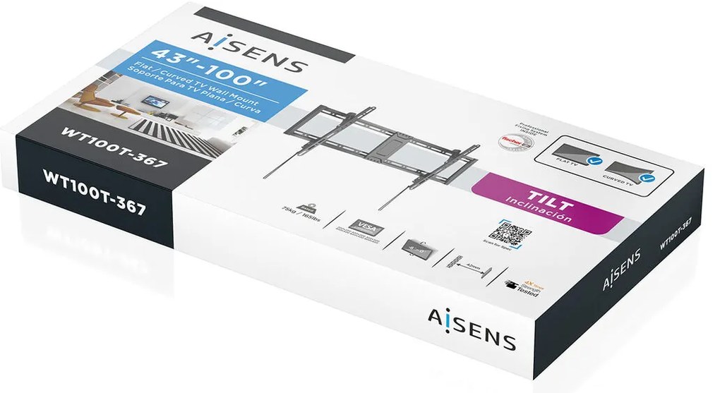 Βάση Τηλεόρασης Aisens WT100T-367 43" 100"