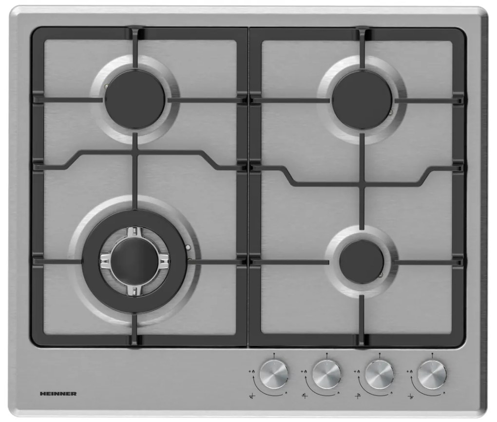 HEINNER HBH-M495IWFIX Εστία Υγραερίου Αυτόνομη Inox 60x51.5 εκ.