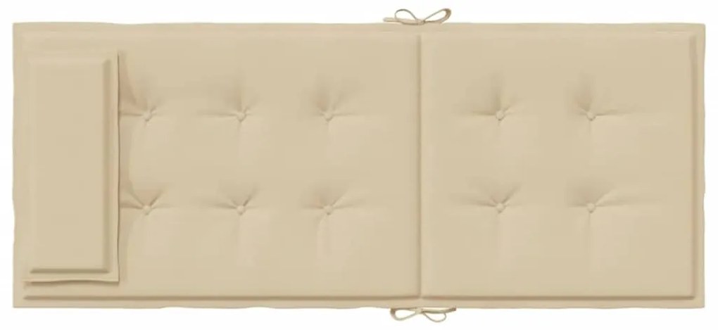 vidaXL Μαξιλάρια Καρέκλας με Πλάτη 6 τεμ. Μπεζ από Ύφασμα Oxford