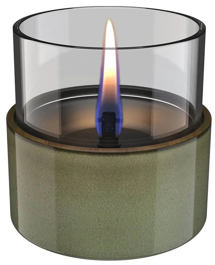 Επιτραπέζια Εστία Φωτιάς Aster 10 Reactive Glaze Tenderflame με διάρκεια καύσης 4 - 5 ώρες, χωρητικότητα δεξαμενής 200ml και διαστάσεις 9.8x9.7cm - Gr