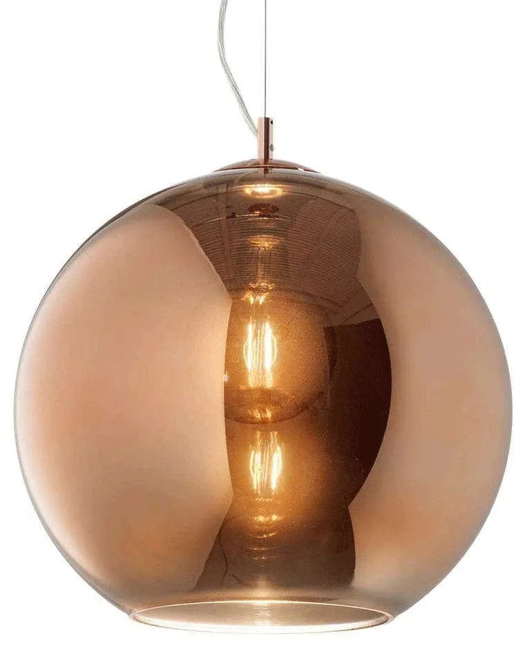 Φωτιστικό Οροφής Nemo 111902 30x32/241cm 1xE27 60W Copper Ideal Lux