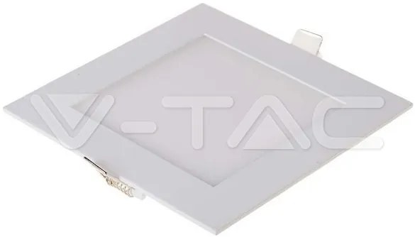 V-TAC LED Πάνελ Premium 12W Downlight Square 3000K