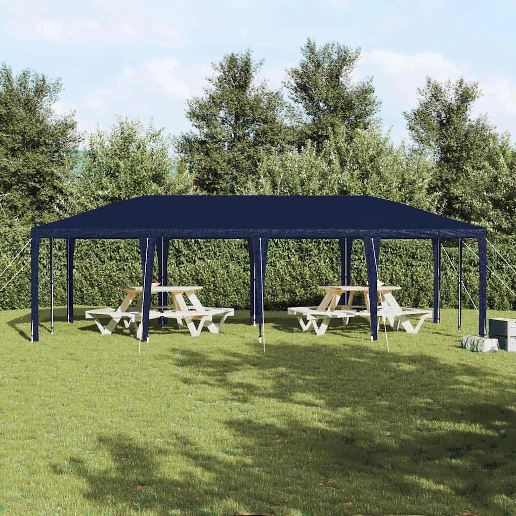 vidaXL Σκηνή Πάρτυ Μπλε και άσπρο 800 x 400 x 266 εκ