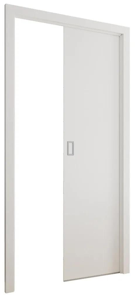Συρόμενες πόρτες Dover 183, 61 kg, Άσπρο, Πλαστικοποιημένη μοριοσανίδα, Ατσάλι, Αλουμίνιο | Epipla1.gr