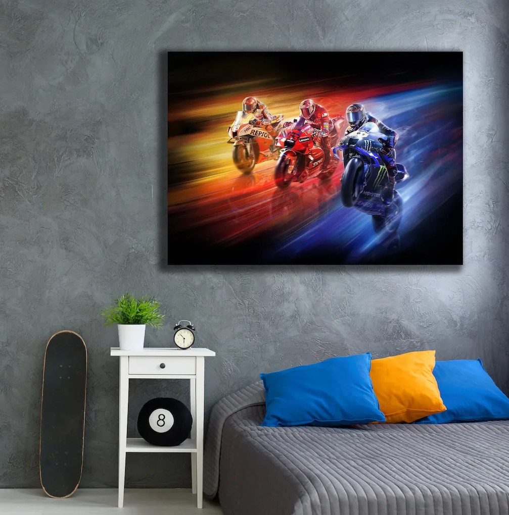 Πίνακας σε καμβά MotoGP Bikers KNV1742 30cm x 40cm