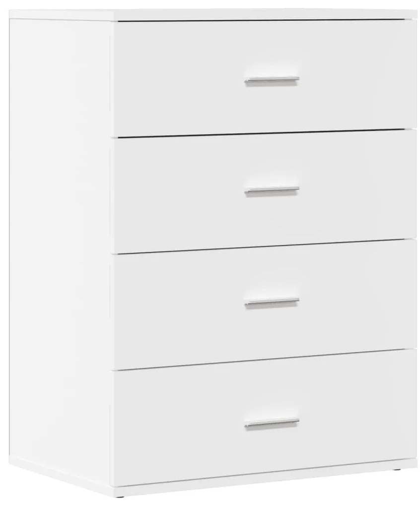 vidaXL Βοηθητικό Ντουλάπι Λευκή 60 x 39 x 80 εκ. Επεξεργασμένο Ξύλο