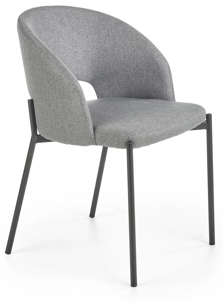 60-21086 K373 chair, color: grey DIOMMI V-CH-K/373-KR-POPIELATY, 1 Τεμάχιο