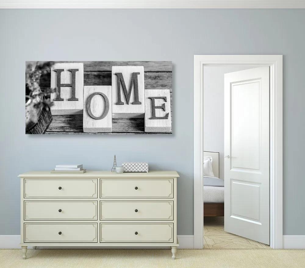 Εικονογράμματα Home σε ασπρόμαυρο - 100x50