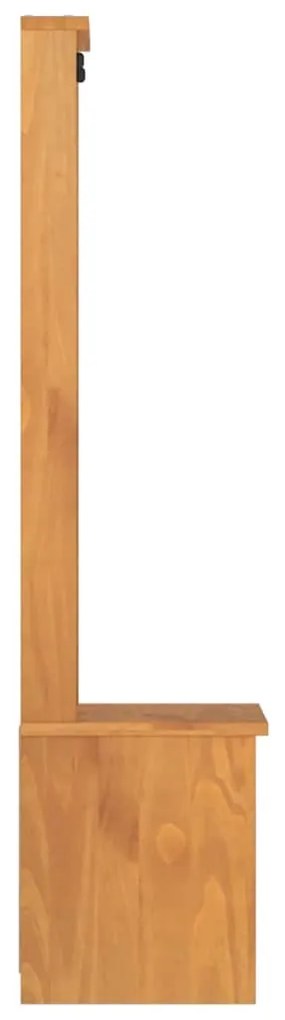 vidaXL Δέντρο χωλ "SANDNES" 45x40x159,5 εκ.Πεύκο μασίφ ξύλο