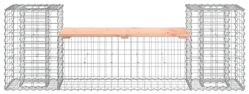 vidaXL Παγκάκι Συρματοκιβώτιο 183x41x60,5 εκ. Μασίφ Ξύλο Ψευδοτσούγκας