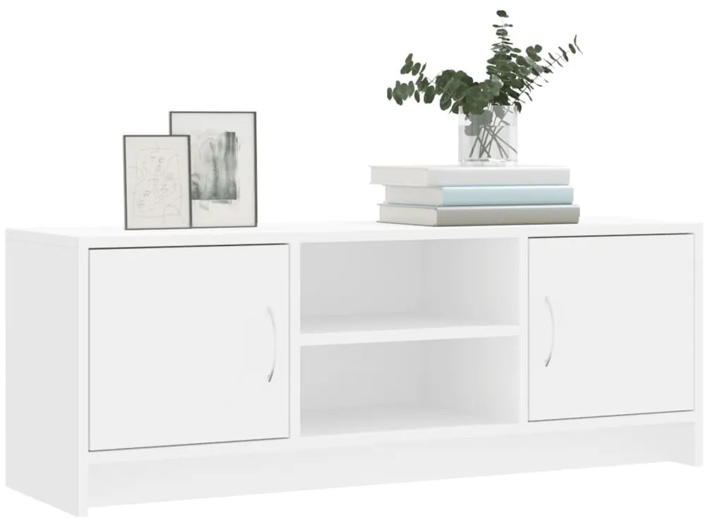 vidaXL Έπιπλο Τηλεόρασης Λευκό 102x30x37,5 εκ. από Επεξεργ. Ξύλο