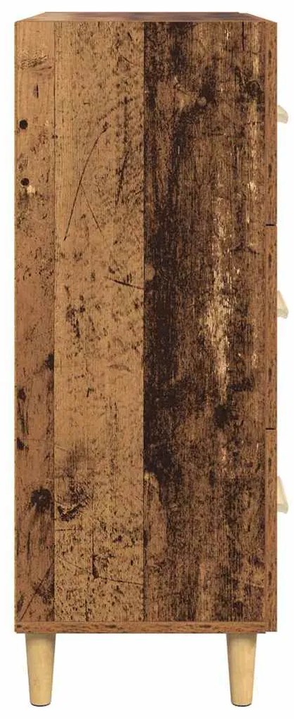 vidaXL Πλαϊνό γραφείο Παλιό ξύλο 69,5 x 34 x 90 εκ. Επεξεργασμένο ξύλο