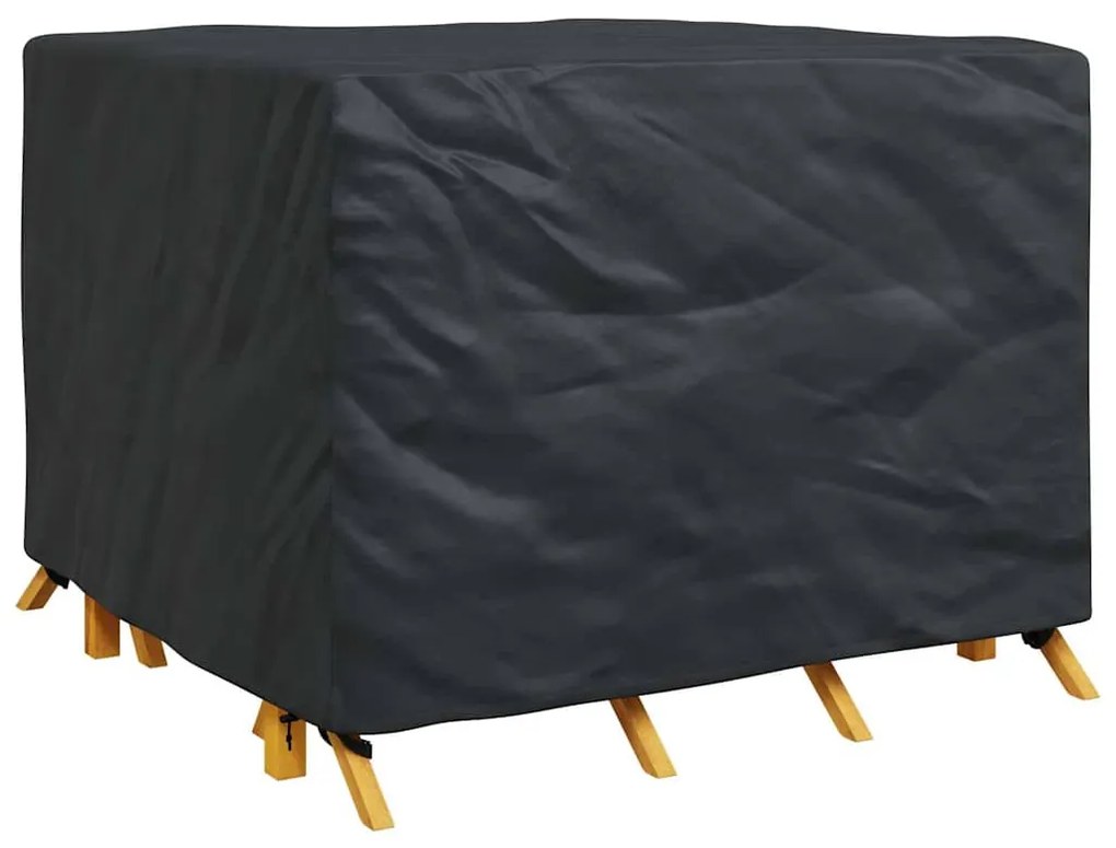 vidaXL Κάλυμμα επίπλων Μονόχρωμο Μαύρο 135 x 135 x 90 cm ύφασμα