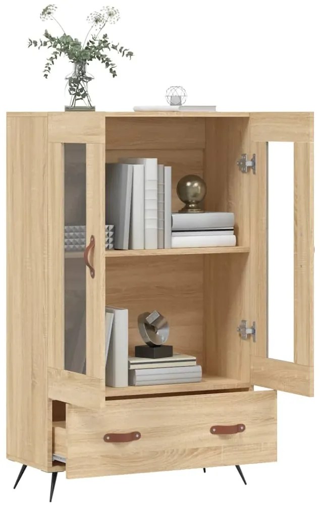 vidaXL Ντουλάπα Sonoma Δρυς 69,5 x 31 x 115 εκ. από Επεξεργασμένο Ξύλο