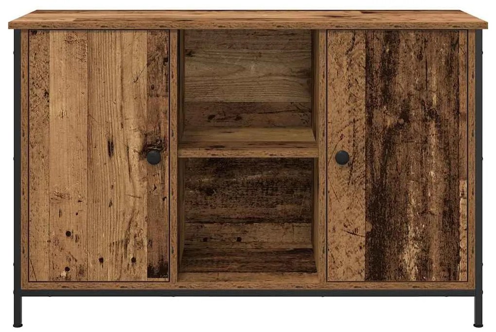 vidaXL Ντουλάπι TV Παλαιό ξύλο 101 x 35 x 65 εκ Επεξεργασμένο ξύλο