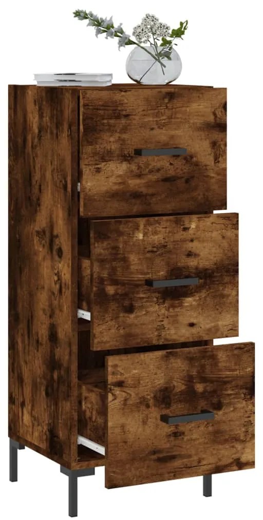 vidaXL Ντουλάπι Καπνιστή Δρυς 34,5 x 34 x 90 εκ. Επεξεργασμένο Ξύλο