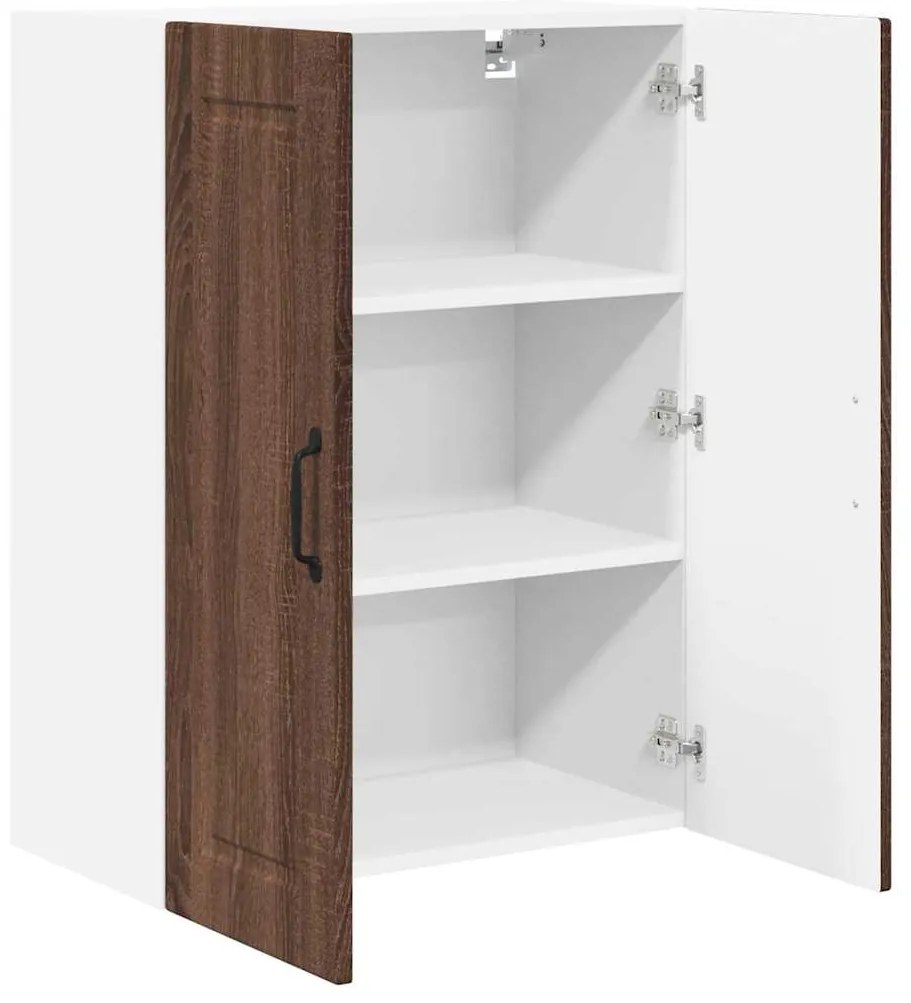 vidaXL Ντουλάπα Κουζίνας Καφέ δρυς 60 x 31 x 80 εκ. Επεξεργασμένο ξύλο