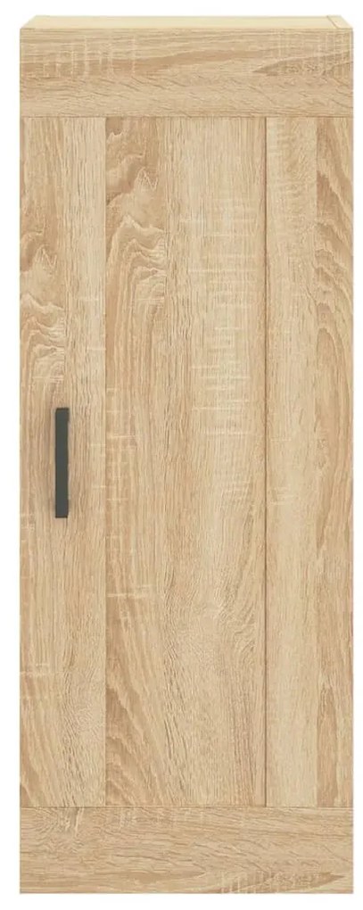 vidaXL Μπουφές Sonoma δρυς 34,5 x 34 x 180 εκ. από Επεξεργασμένο Ξύλο