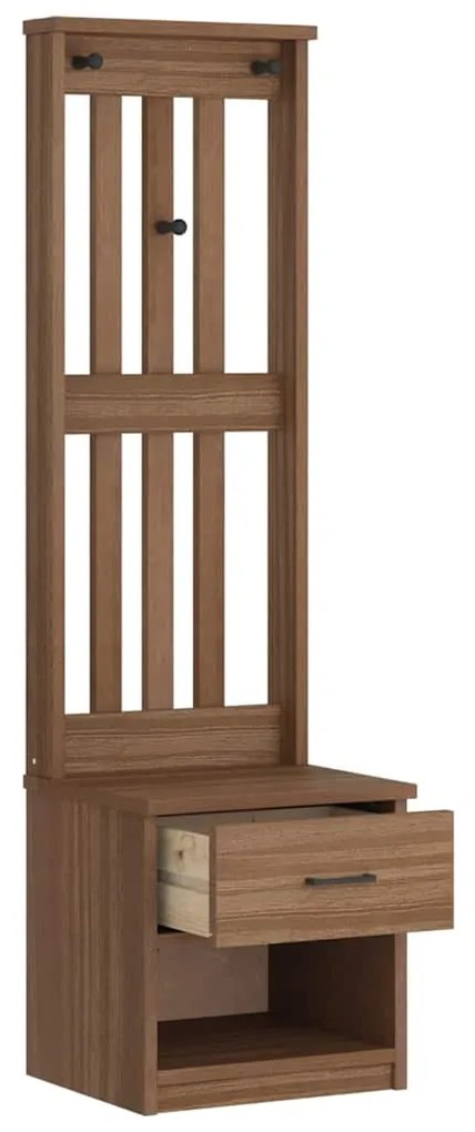 vidaXL Δέντρο χωλ "SANDNES" 45x40x159,5 εκ.Πεύκο μασίφ ξύλο