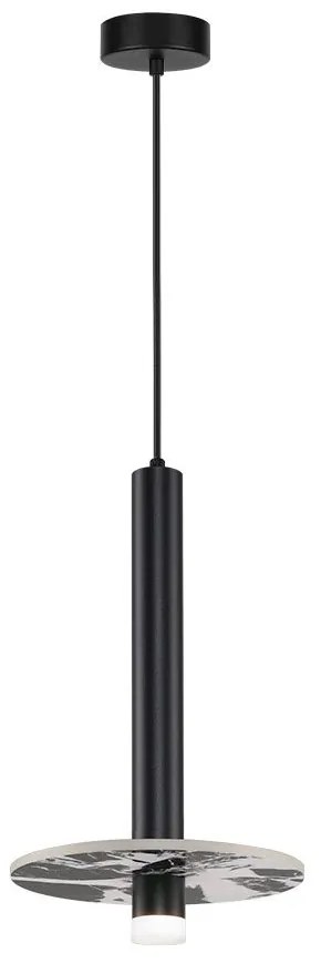 Φωτιστικό Οροφής Κρεμαστό Leandros 4320100 LED 8W 406Lm 22,5x150cm Black Viokef
