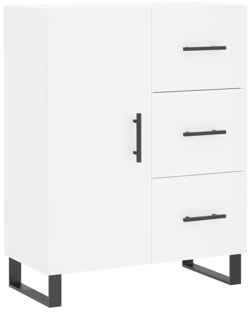 vidaXL Ντουλάπι Λευκό 69,5x34x180 εκ. από Επεξεργασμένο Ξύλο