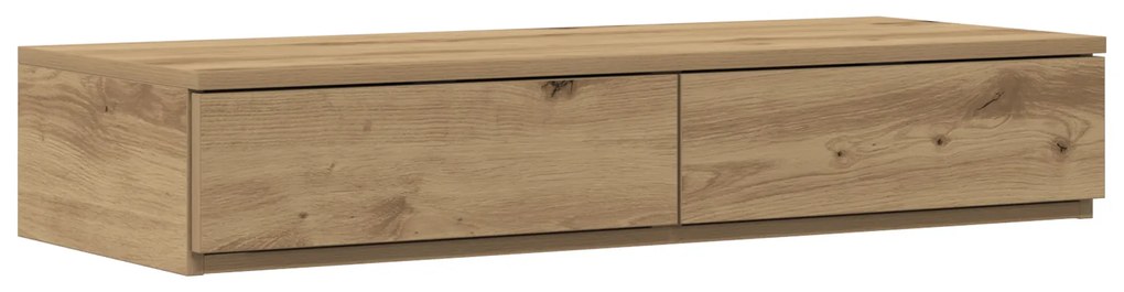vidaXL Συρτάρια Κρεβατιού Artisan Oak 100x36,5x16,5 εκ. Φτιαγμένο από Στερεό Ξύλο