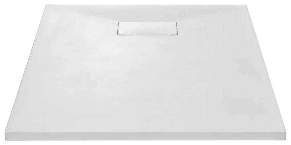 Βάση Ντουζιέρας Λευκή 100 x 70 εκ. από SMC - Λευκό