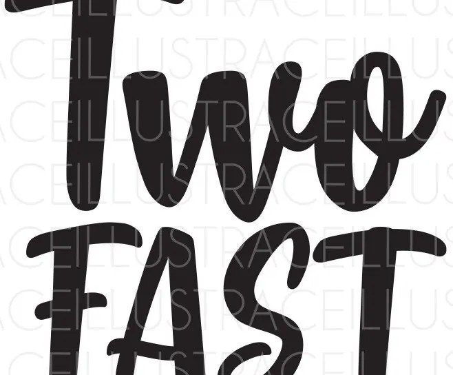 Σετ των 2 Intra απο ξύλο plywood 3mm-4mm πάχος – Two Fast - 2α γενέθλια Δίασταση  20x20 cm INTRAFABR-66793485